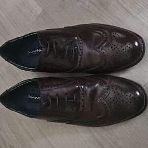 Bruno Marc Wingtip Dress Shoes, Size 4 Big Boys